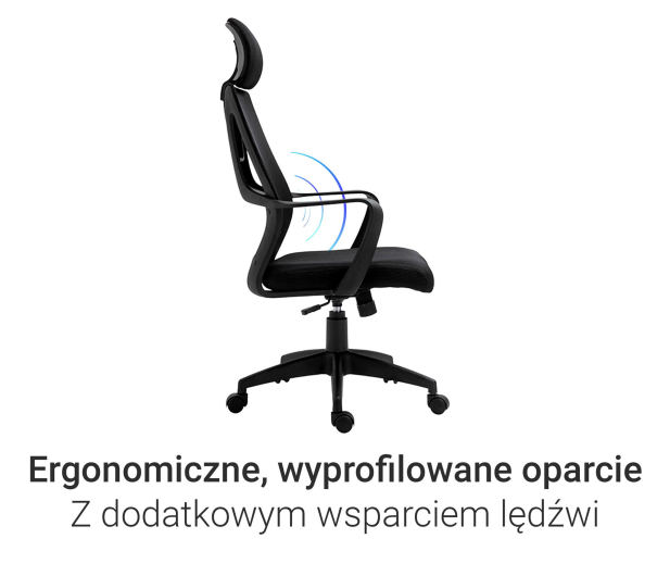 Silver Monkey Fotel biurowy SMO-650 - 1106429 - zdjęcie 8